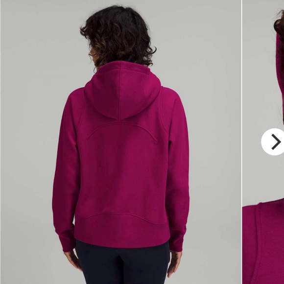 Lululemon Sz 4 Loungeful Hoodie in Magenta Purple Size 4 - Picture 3 of 15